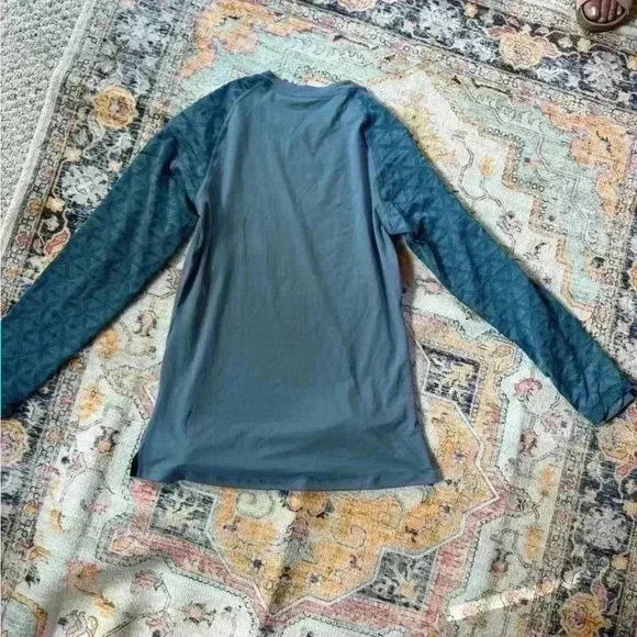 Nike Pro Long-Sleeve Utility Stretch Top Shirt Mens small Teal Blue 929703 468 - Picture 5 of 5